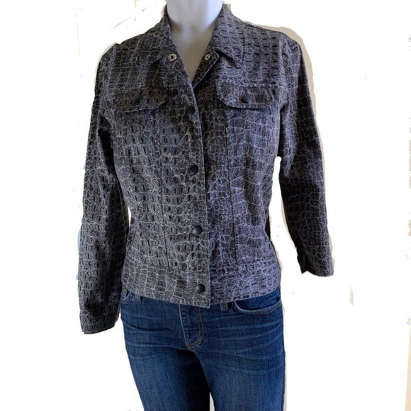 Nordstrom Classiques Entier Animal Print Jkt. M - Picture 1 of 8